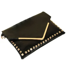 Rock art vintage casual niet hotsale dame-parteihandtasche frauen kupplung berühmten designer schulter messenger crossbody taschen