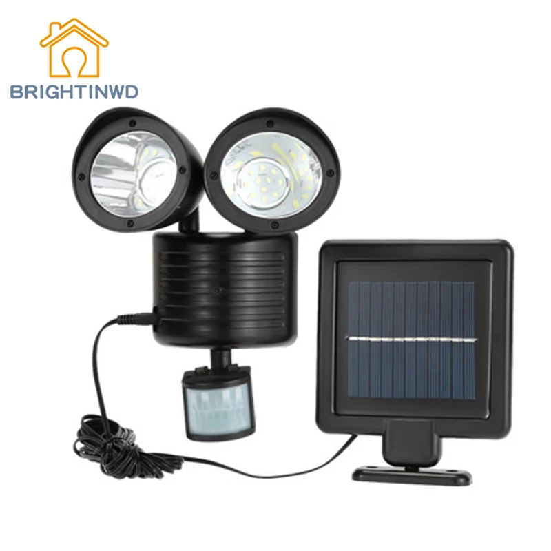 Solar LED Spotlights Reflector Light Body Sensor Outdoor Lighting Waterproof 22led Courtyard Landscape Street Lamp IP55 Solar LED Spotlights Reflector Light Body Sensor Outdoor Lighting Waterproof 22led Courtyard Landscape Street Lamp IP55