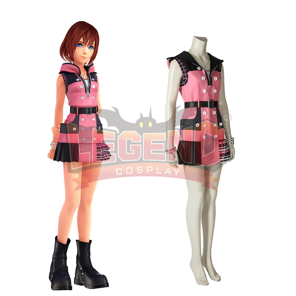 

Cosplaylegend Game Kingdom Hearts 3 III Kairi Cosplay costume adult costume all size custom made full set without shoes