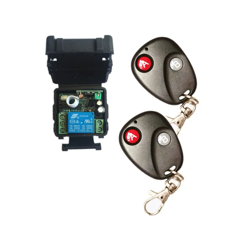 

Mini Size DC12V 24V 1CH 1CH 10A RF Wireless Remote Control Switch System,Receiver+Transmitter Garage Doors /window