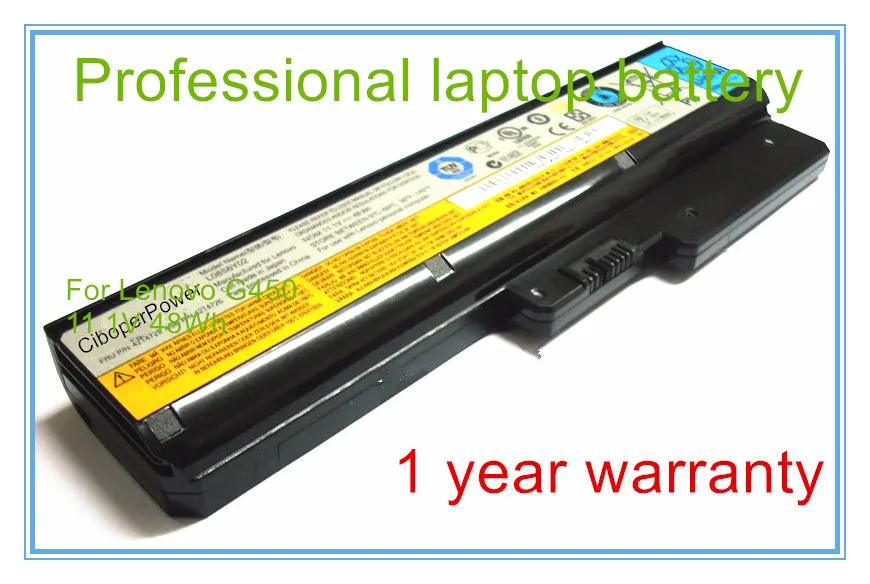 

48Wh New Original G430 G450 G455 G530 V460 B550 G550 B460 Laptop Battery for L08S6Y02 L08L6Y02 L08N6Y02 L0806C02