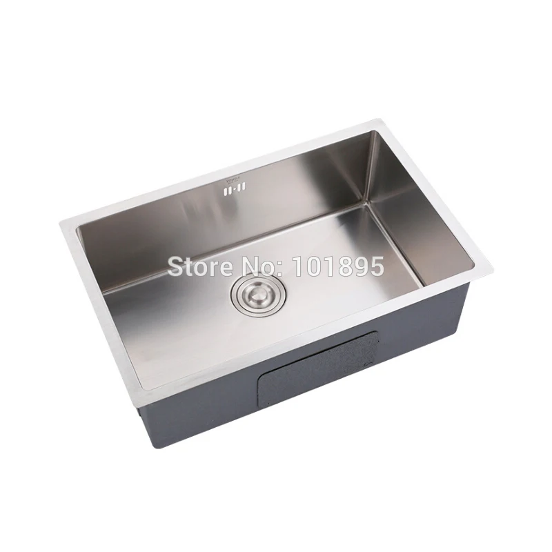 SUS304 Сталь прямоугольной формы 680*430*228 мм кухонная раковина миска X26002 - Цвет: Sink