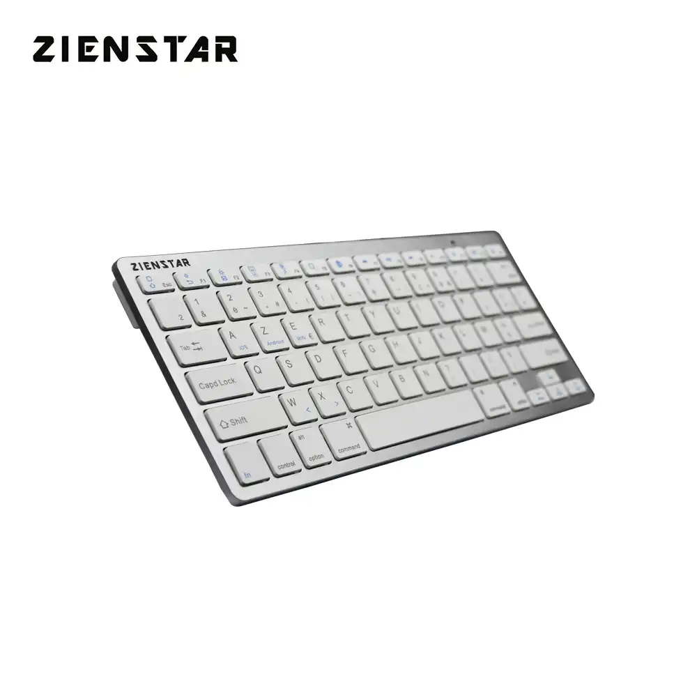 Zienstar Azerty フランス語超スリムワイヤレスキーボード Bluetooth 3 0 のための Ipad Iphone Macbook の Pc コンピュータ Android タブレット Wireless Keyboard Bluetooth Keyboard Bluetoothultra Slim Wireless Keyboard Aliexpress