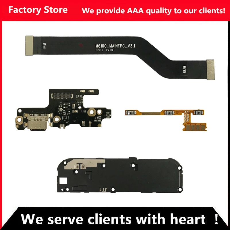 

Flex For Redmi Note 7 Loud Speaker For Redmi Note 7 Power Volume buttons flex cable For Redmi Note 7 USB Charging Dock
