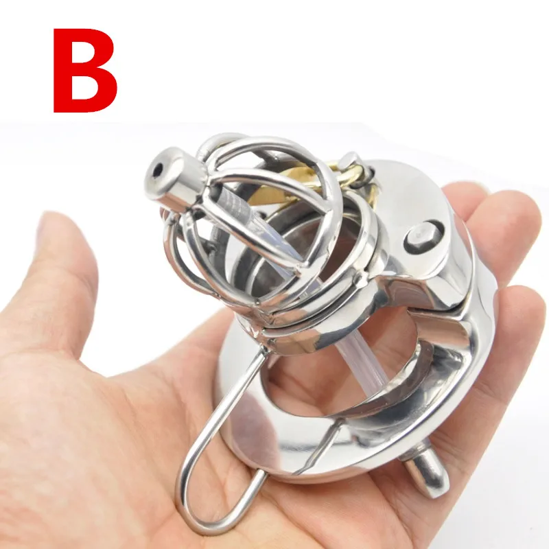 316L Stainless Steel Chastity Cage with Dilator Urethral Sounds New Penis Cock Ring Dick Sleeve Sex Toys for Man G211 | Красота и