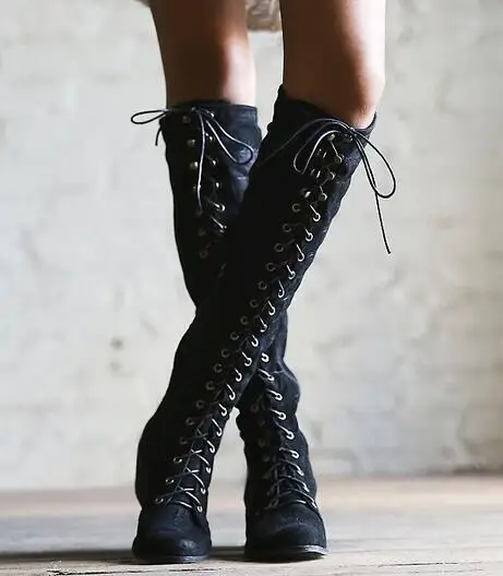 Schwarz braun Größe Herbst grey grau rot Frau Reißverschluss 35 brown Winter Wildleder Blockabsatz Stiefel Für red Cm Black 42 5 Lange Seitlichem Schnüren Kniehohe wfUqvng0Z