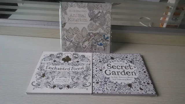 75 BOOKS LOT English Edition Secret Garden Animal Kingdom Enchanted Forest Coloring Book