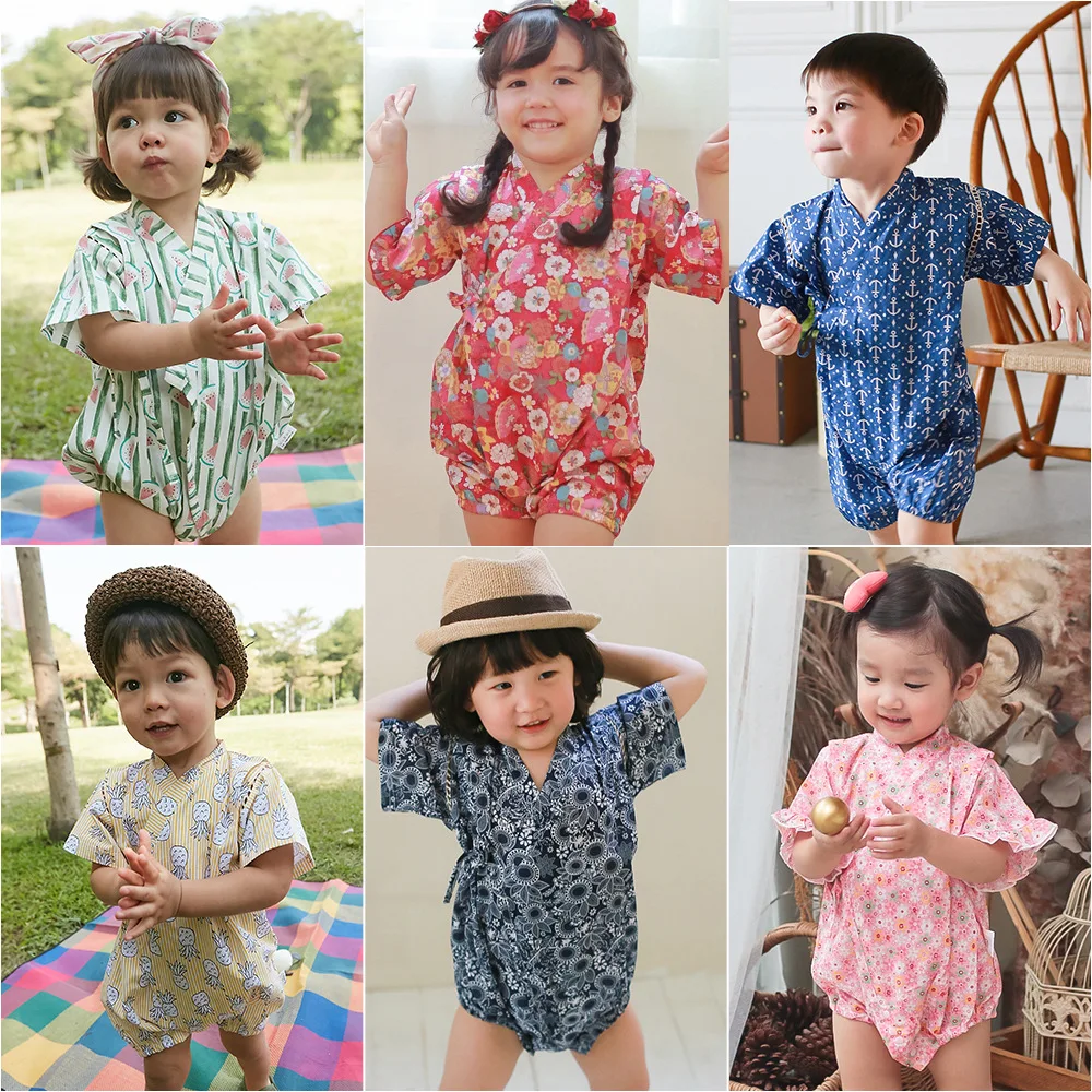 Buy 2019 Kimono baby clothes japanese style kids