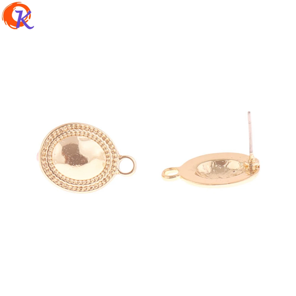 

Cordial Design 100Pcs 14*19MM Jewelry Making/Earring Stud/Oval Shape/DIY Parts/Hand Made/Earring Accessories/Earring Findings