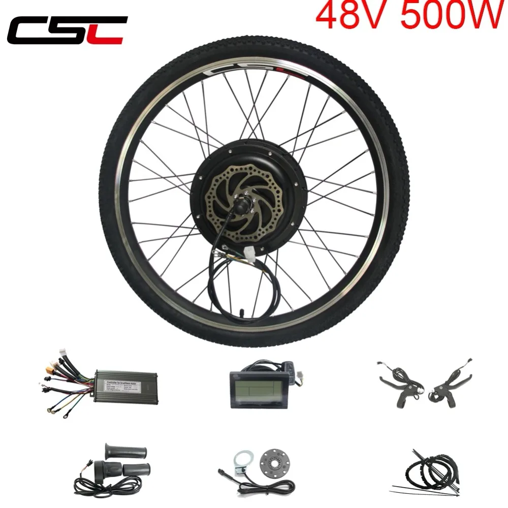EBIKE 48V 500W Front Motor Wheel Electric Bike Kit Electric Bicycle