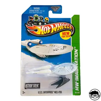 

Hot Wheels U.S.S Enterprise NCC-1701 HW Imagination 60/250 2013 long card