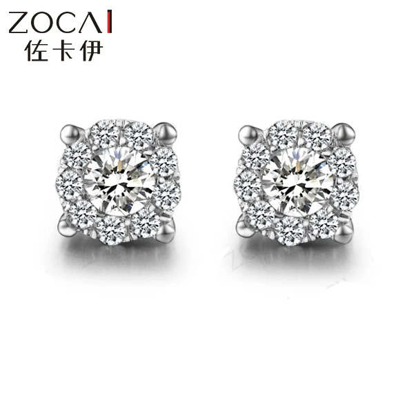 Zocai Trendy Natral Brinco 0 3 Ct Certified Diamond Earrings Jewelry Zocai Trendy Natral Brinco 0 3 Ct Certified Diamond Earrings Jewelry Earring Ear Studs Round Cut 18k
