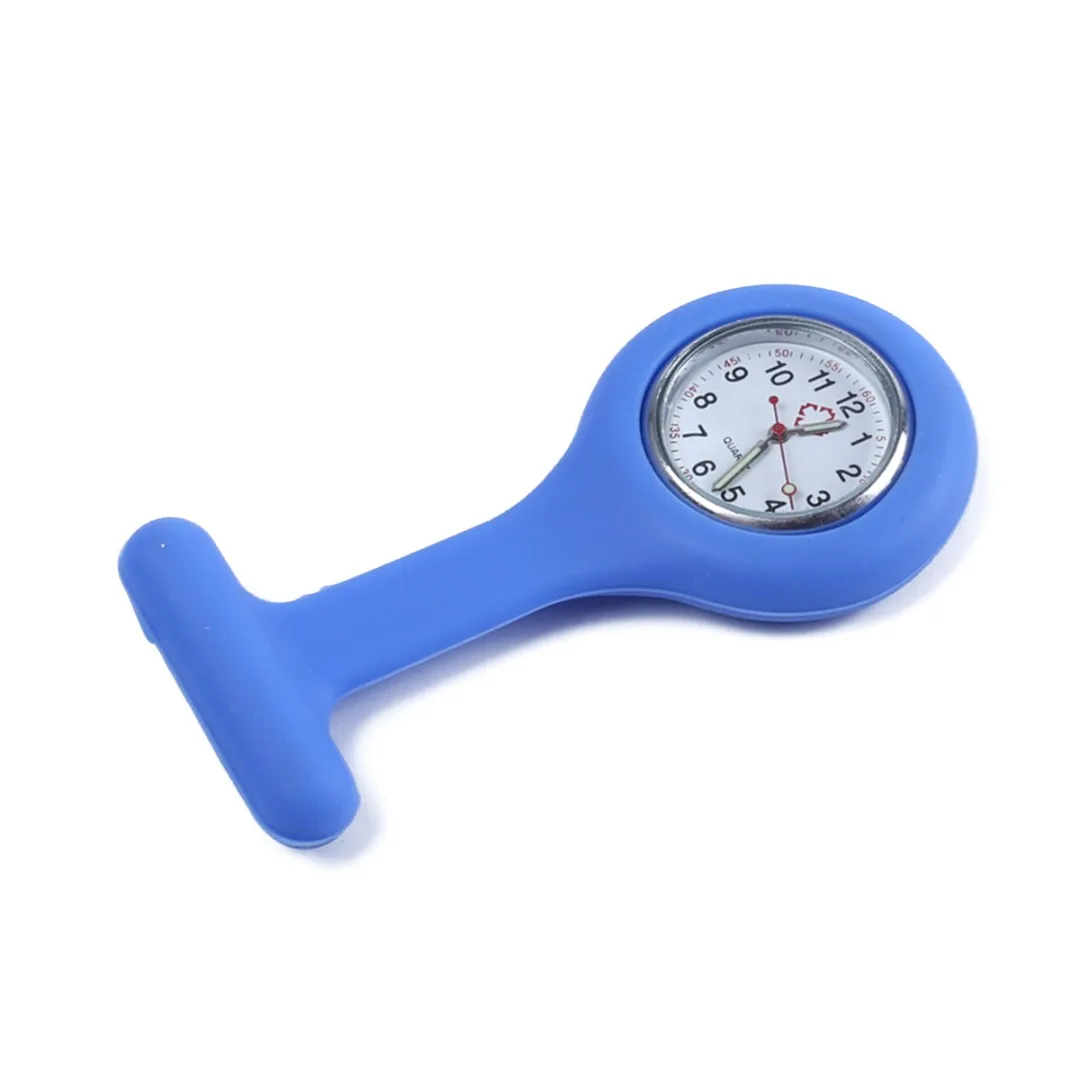 Quartz Fob Nurse Watch 2019 Silicone Brooch Luminous Pocket Watches reloj de bolsillo Doctor Medical Tunic Watch With Battery