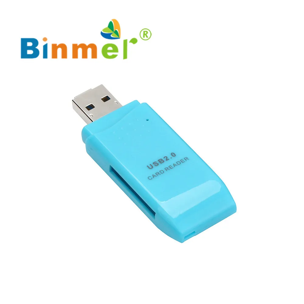 ECOSIN2 Card Reader Mini USB 2.0 Micro SD/SDXC TF Card Reader адаптер USB 2.0 оптовая продажа высококачественного металла картридер April11