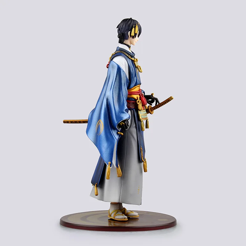 23 см Mikazuki Munechika Аниме фигурки игры Touken Ranbu онлайн ПВХ Модель 1/8 масштаб коллекционные Дети прекрасный подарок игрушка кукла