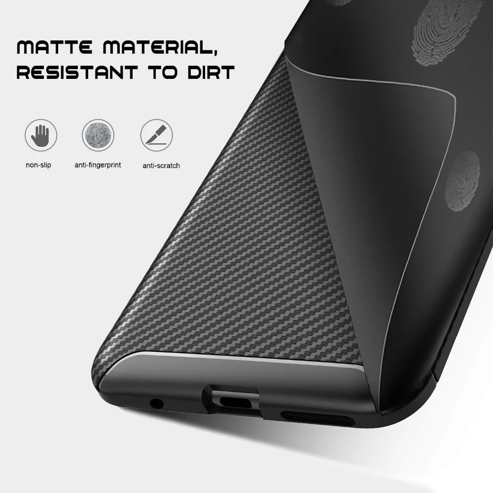 Case For Nokia 2.1 3.1 5.1 6.1 7.1 8.1 Plus X5 X6 X7 Cover Soft Silicone Carbon Fiber Case For Nokia 9 Pureview 4.2 1 Plus Cover (4)