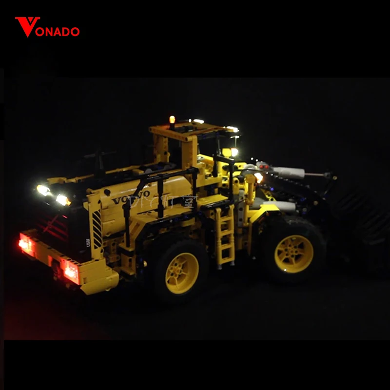 

LED Light for lego 42030 Compatible 20006 technic Volvo L350F wheel loader Building Blocks Bricks (only lights with Battery box)