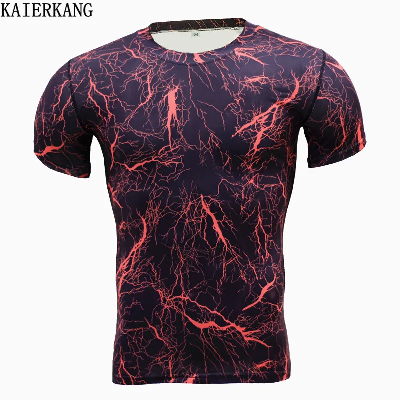 

2017 NEW Men Base Layer Camouflage T Shirt Tights Quick Dry 3D T Shirts Crossfit Compression Shirt Brand clothing Tops 12color