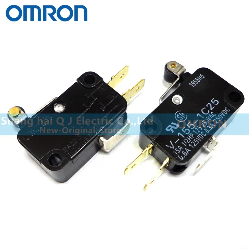 10 шт. OMRON микропереключатель V-15-1A5 V-152-1C25 V-153-1C25 V-155-1C25 V-156-1C25 и OMRON микропереключатель - Цвет: V-155-1C25