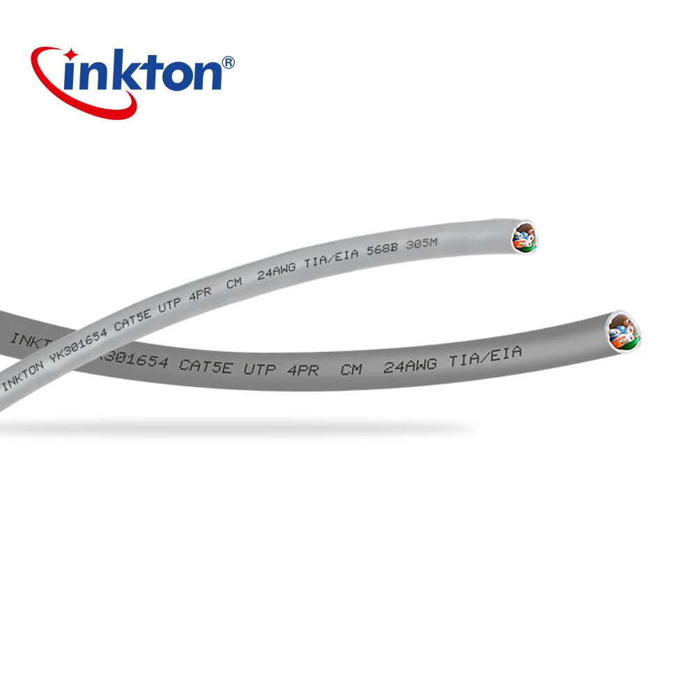 Inkton Cat5e UTP Ethernet кабель Oxyen медные сердечники Lan для инженерной проводки 50 м 100 305 100%