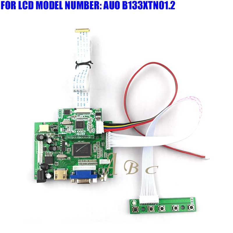 EDP HDMI VGA 2AV LVDS плата контроллера Модуль комплект для AUO B133XTN01.2 13 3 &quot1366X768 30Pin 1 полоса