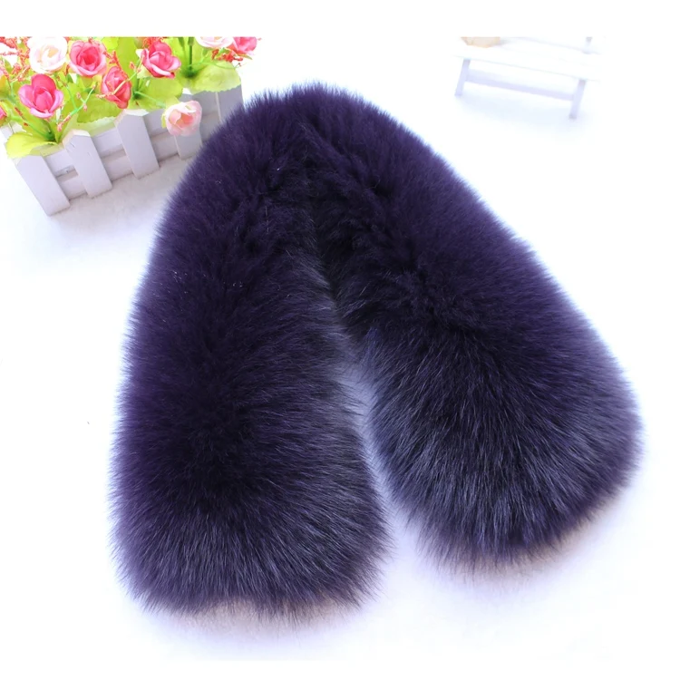 natural fox fur collar scarf (30)