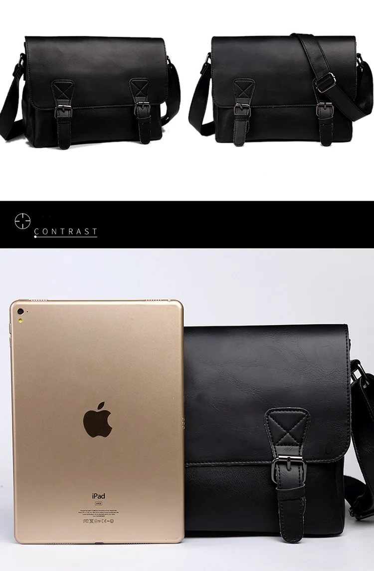 HTB1oFvHeoGF3KVjSZFvq6z nXXak 2019 Business Men Briefcase Messenger Bags Vintage Leather Shoulder Bag for Male Brand Casual Man Laptop Handbags Travel Bags