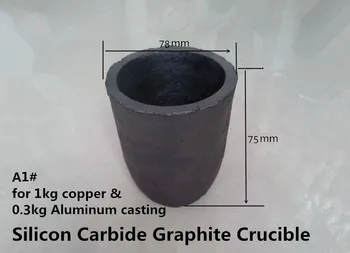 

A1# Silicon Carbide Graphite Crucible for 1kg copper & 0.3kg aluminum melting