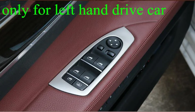 

Left Hand Drive Car! Door Handle Holder Window Lift Switch Cover For BMW 7 Series F01 2010-2015
