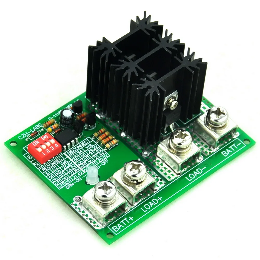 

Low Voltage Disconnect Module LVD, 24V 80A, Protect/Prolong Battery Life.