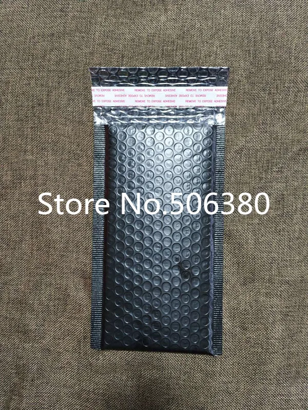 

[20pcs] 130mm*230+50mm Usable space Poly bubble Mailer envelopes padded Mailing Bag Self Sealing Black