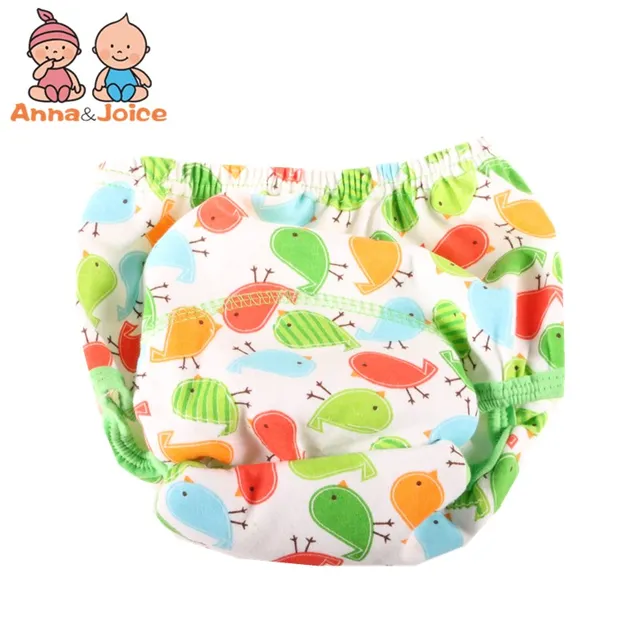 10 Pcs/lot Baby Diapers /Childrens Learning Pants /Reusable Diaper /Infant Animals Potty Washable Training Pants Suit 10–15kg