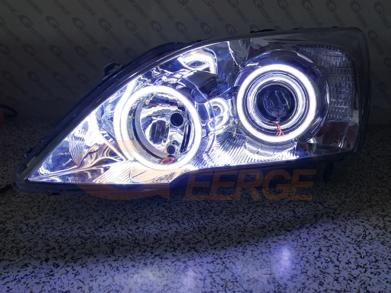 cob led angel eyes HONDA CR-V CRV 2007 2008 2009 2010 2011 Xenon HEADLIGHTS(6)