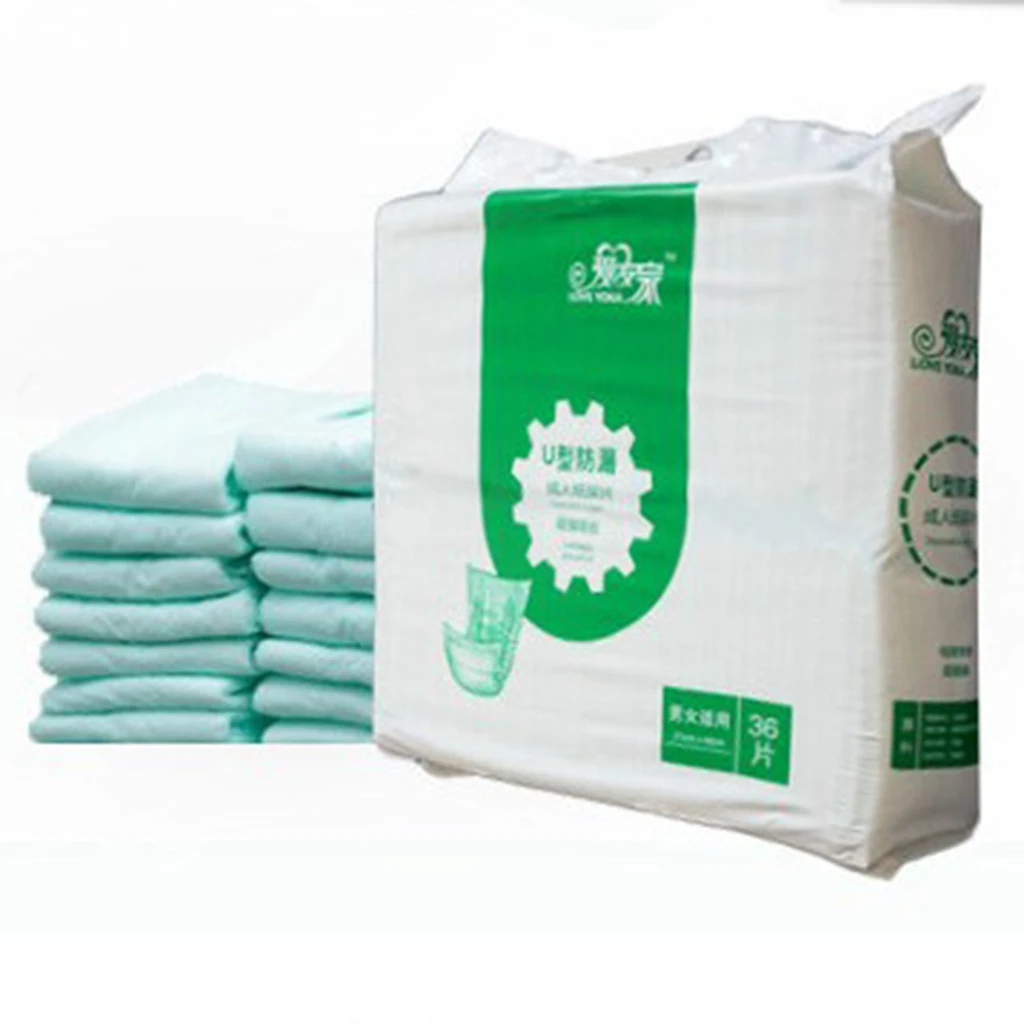 Ultra-thin Disposable Adult Diapers for Incontinence, HEAVY Absorbency for Men and Women (36 Count)