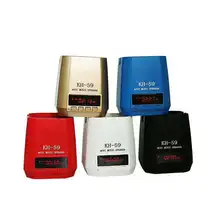 NewWireless Bluetooth Speaker with Clock Function Mini Card Holder SpeakerStereo Bass Bluetooth Audio Support TF Card FM RadioUM