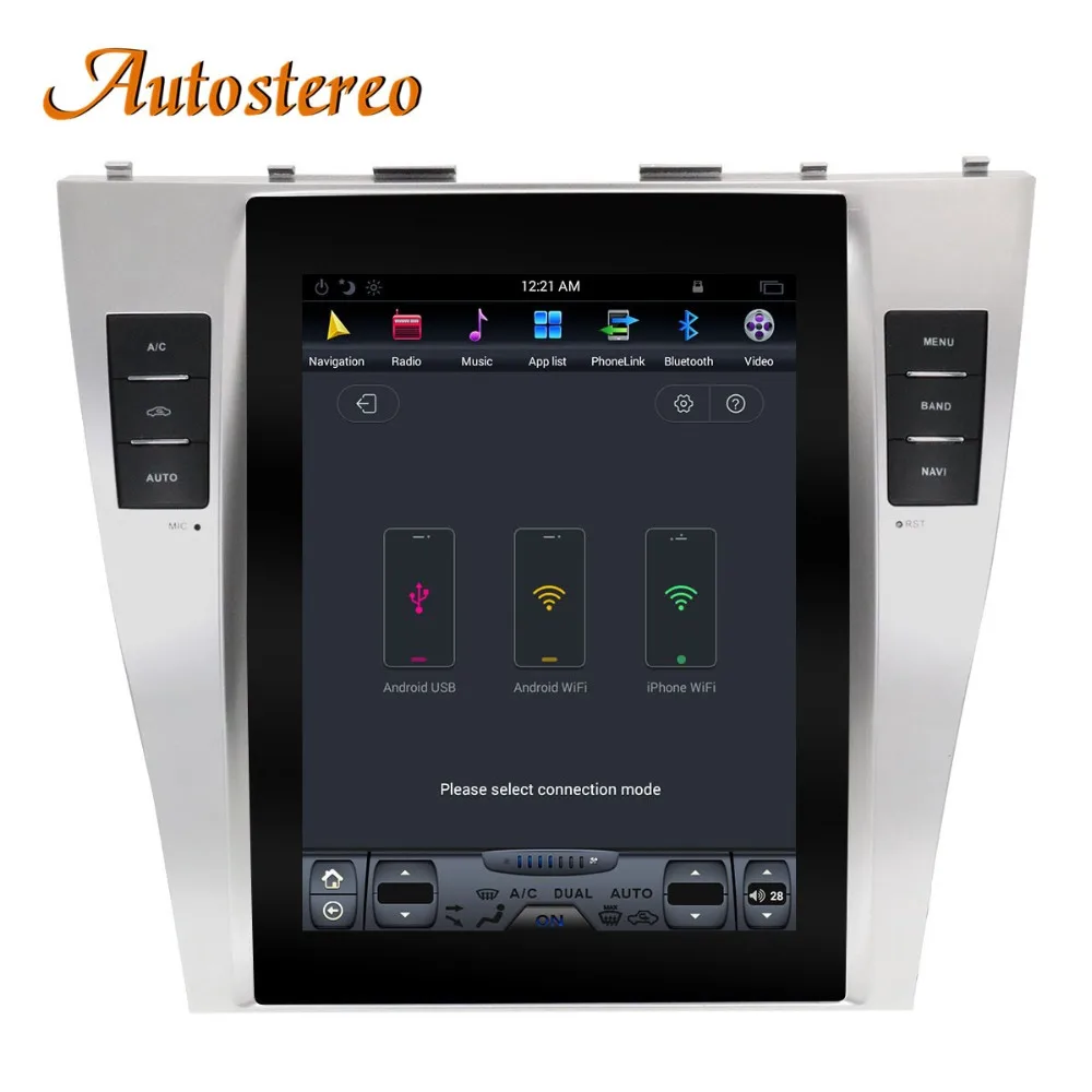 Flash Deal Android 7 Tesla style Car GPS Navigation For TOYOTA CAMRY 2007-2011 stereo multimedia no DVD player radio tape recorder headunit 5