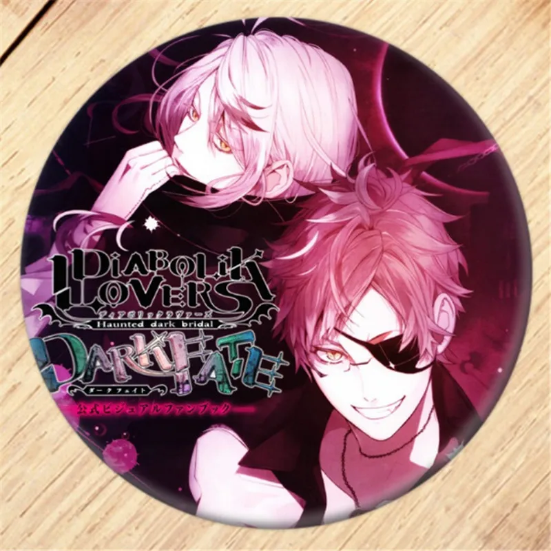 1 шт. аниме DIABOLIK LOVERS значок косплея мультфильм брошь булавка коллекция Значки для рюкзаков украшения 18762