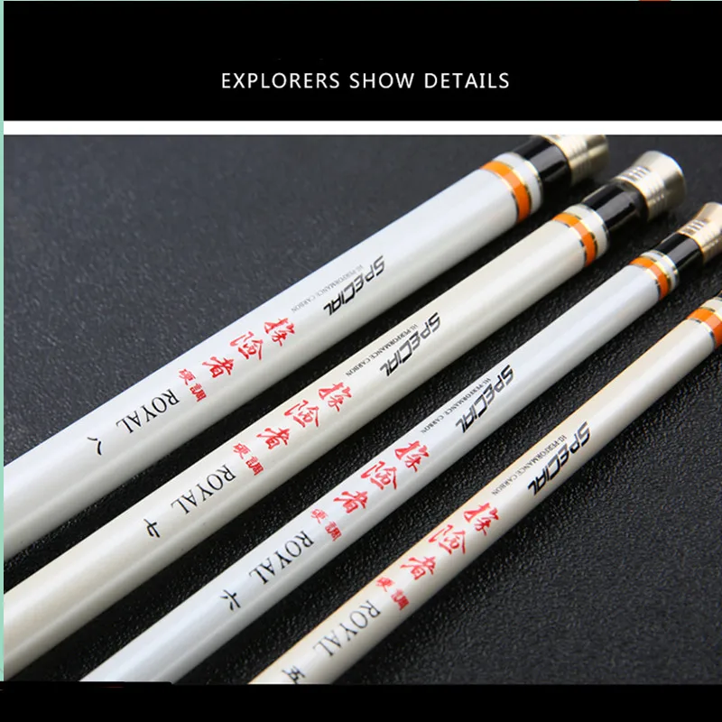 Ultra-short stream rod hand pole fishing rod super light hard carbon 19 tune adjustable portable fishing pole short section pole