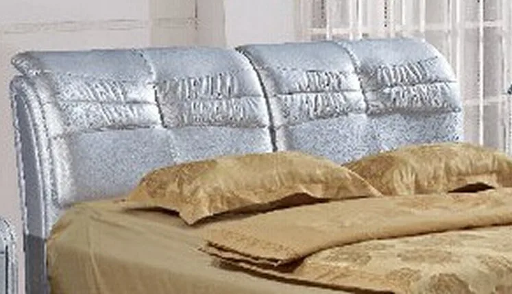Высокое качество заводская цена королевский большой королевского размера из натуральной кожи мягкая кровать, мебель для спальни мягкая кровать 0664