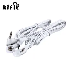 KIFIT прочный 1 шт. Сменные электроды колодки TENS блок провода кабели для Tens EMS стандартный 3,5 мм соединительные массажные инструменты