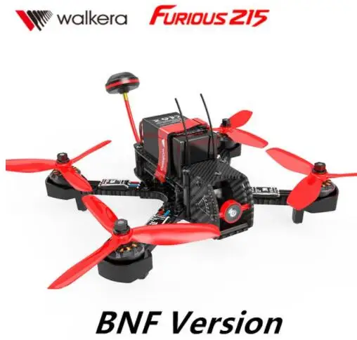 Гоночный Дрон Квадрокоптер Walkera Furious 215 BNF (Без передатчика) с камерой 600TVL RC (с