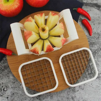 

3 IN 1 Stainless Steel French Fry Cutter Great Kitchen Tools Manual Potato Shredder Multifunction Vegetable Fruit Slicer