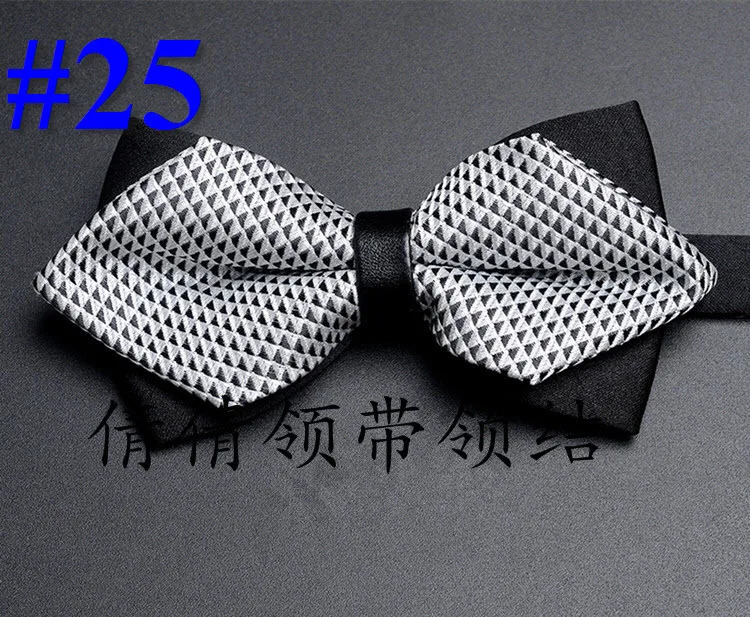 Модные 2-тон Bow Tie сетки Для мужчин и Для женщин смокинг общие вечеринку Галстуки бабочка бабочкой 30 Цвет, 100 шт