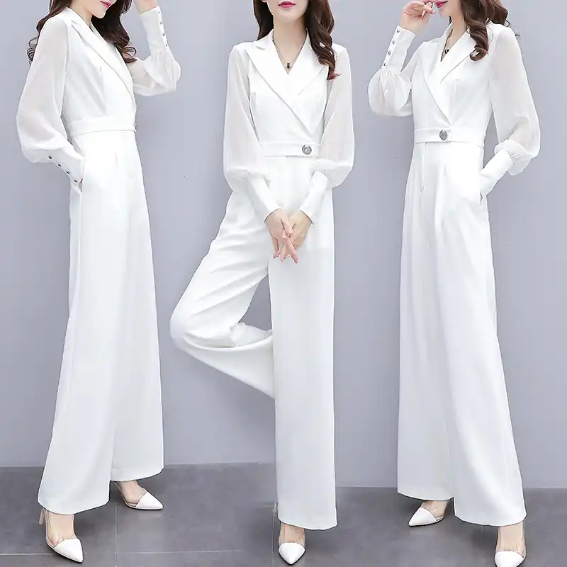 women's chiffon jumpsuit