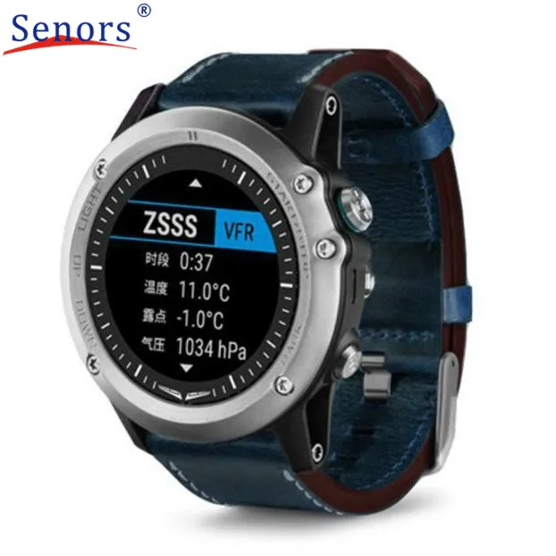 

dropshipping   Luxury Leather Strap Replacement Watch Band With Tools For Garmin Fenix 3 deep blue  2016 Nov20 send in 2 days