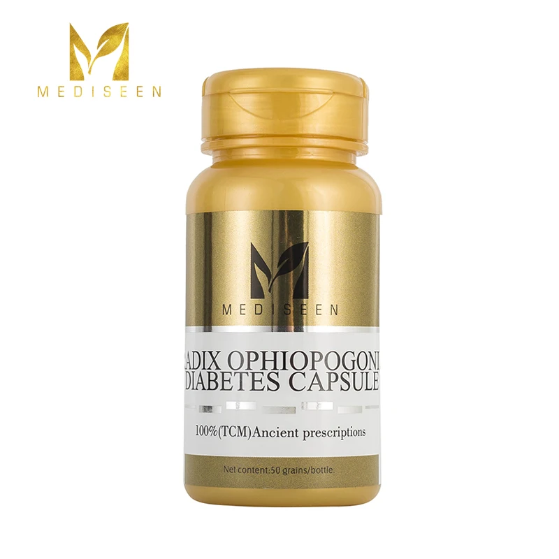 

Mediseen Radix Ophiopogonis Diabetes capsule, Cure Acute and chronic diabetes mellitus, Cure Glucose and lipid disorders, 50pcs