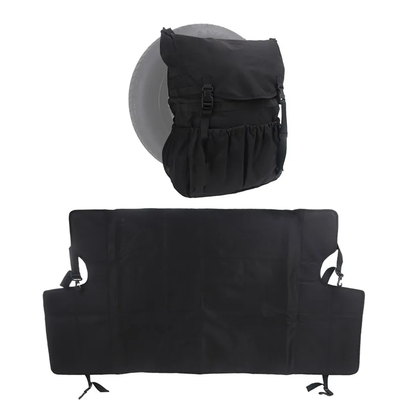 Для Jeep Wrangler JK YJ TJ сумка для хранения запасных шин органайзер для инструментов грузовой багаж сумка Saddlebag коробка для 3"-33" шин WISENGEAR/