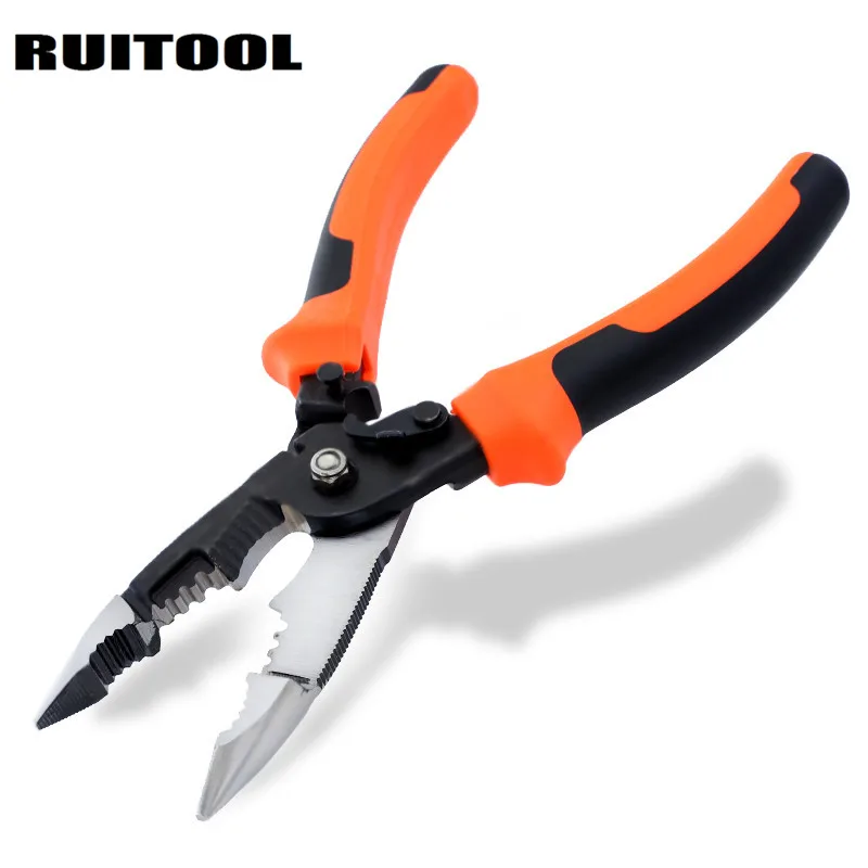 melhor RUITOOL 5 Em 1 Wire Stripper Alicate 8 \