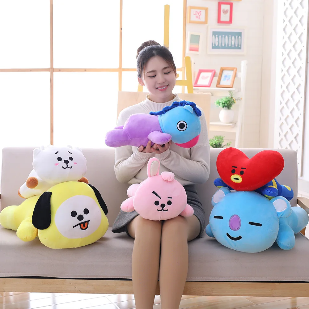 

35cm / 50cm BT21 Plush Toys Pillow Cute Pillow Cushion Doll Stomach Pillow