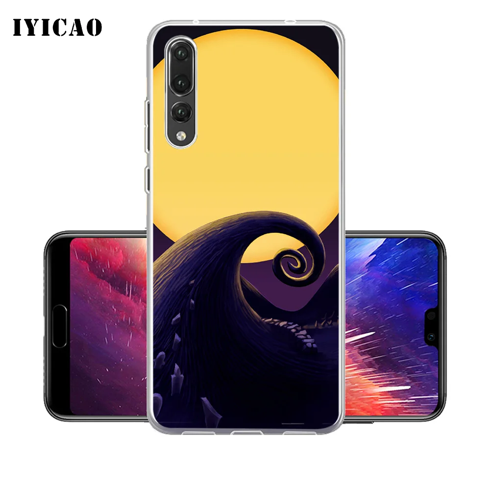 IYICAO Кошмар перед Рождеством Мягкий силиконовый чехол для телефона Huawei P30 P20 Pro P10 P9